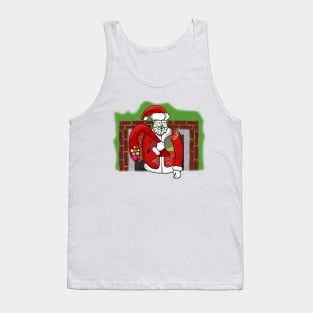 Merry Christmas two santa Tank Top